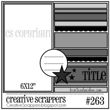 Creative Scrappers Sketch 263