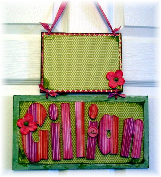 Gillian - altered wall hanging