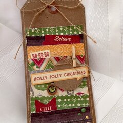 Holly Jolly Christmas Tag