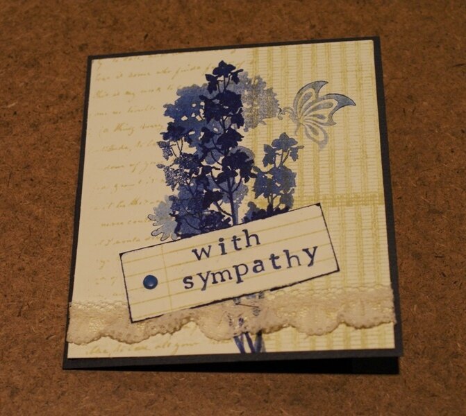 Sympathy card