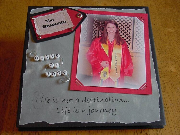 Jamie&#039;s graduation book-cover