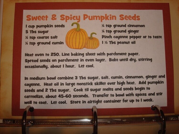 recipe-Sweet &amp; Spicy Pumpkin seeds