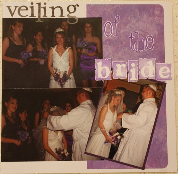 veiling of the bride