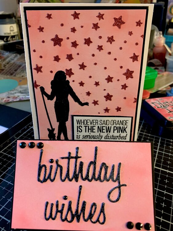 Pink birthday wishes