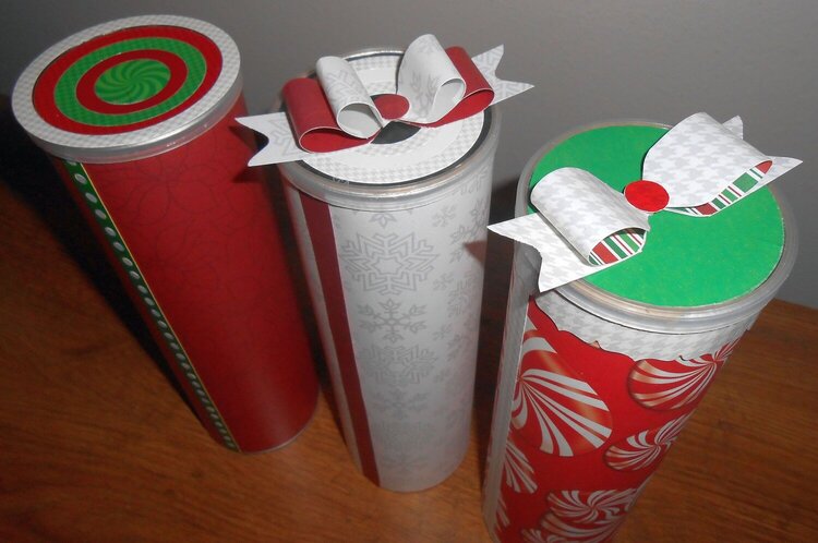 Altered Pringles cans