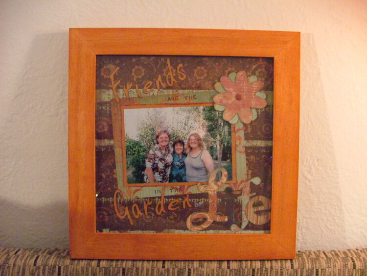 Friends Garden Life Framed