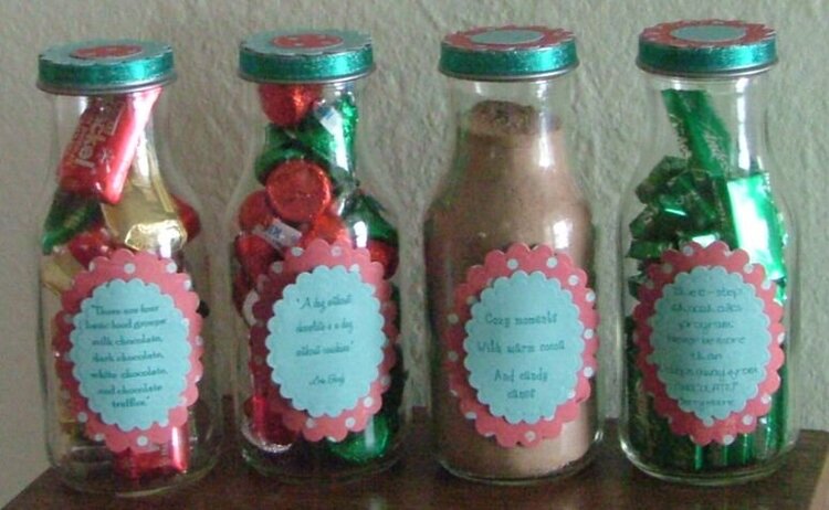 Altered Frap bottles