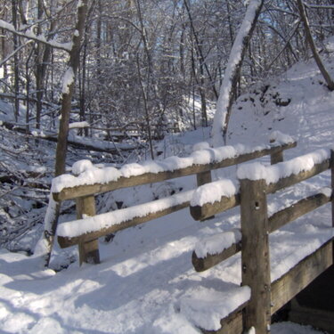 Seven Bridges in Winter
