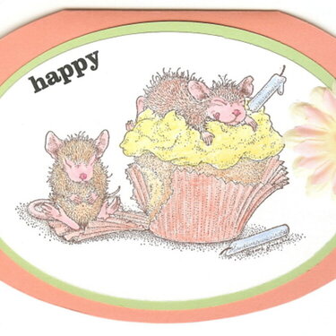 Birthday Cupcake Mouse