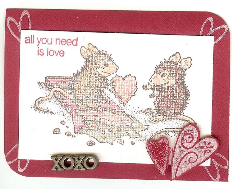 All you need is Love ATC