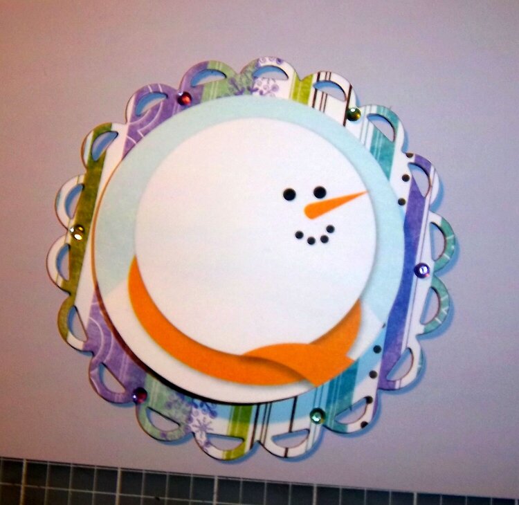 Snowman sticky notes