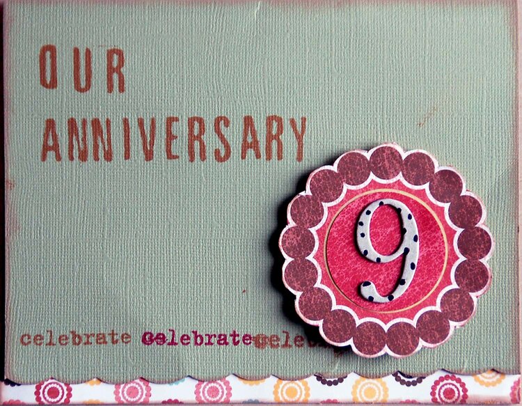 Our 9th Anniversary Card