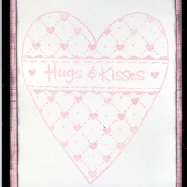 Hugs and Kisses Valentines Card