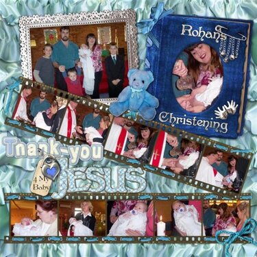 Christening page for Rohans book page 2