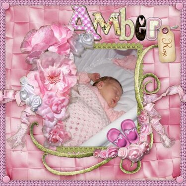 New born baby Amber Rose