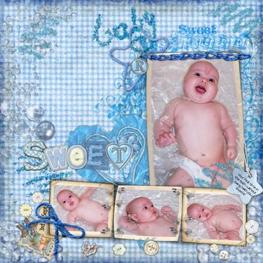 Bath time fun page for Rohans book