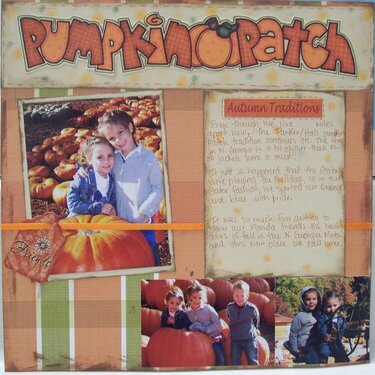 Pumpkin Patch - Autumn Tradition