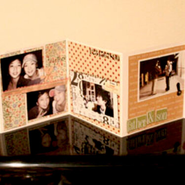 boxed mini accordian album-Inside