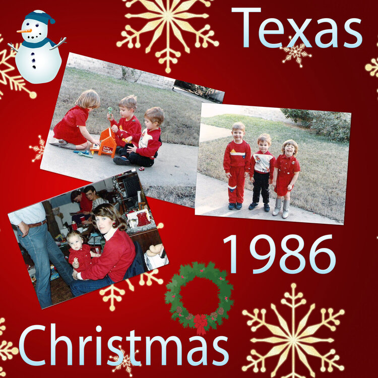 Christmas in Texas 1986