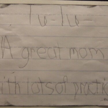 Inside of Rustin&#039;s Mother&#039;s day card to Tu-Tu