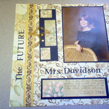 The future Mrs. Davidson
