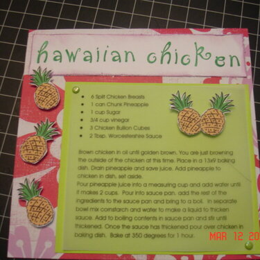 Hawaiian Chicken Recipe