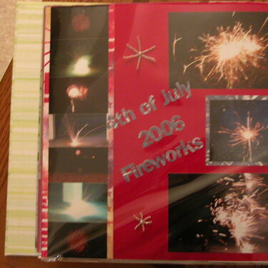4th of July layouts - Fireworks