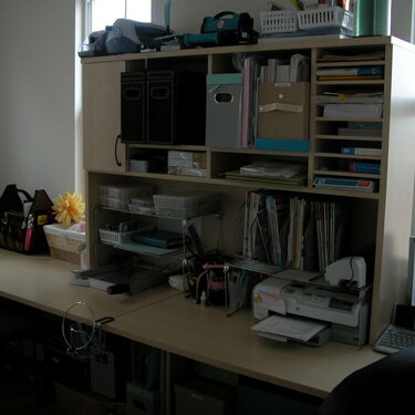 My newly Organized Scrap Room