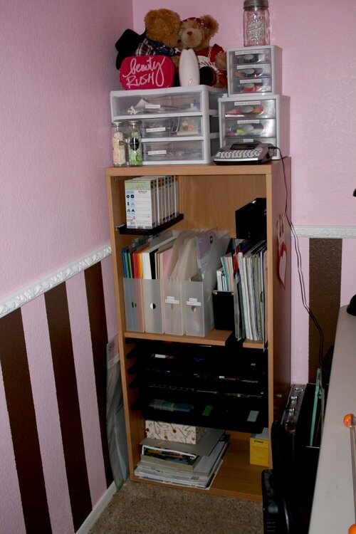 My New Scrapbook Room ~ Short Storage