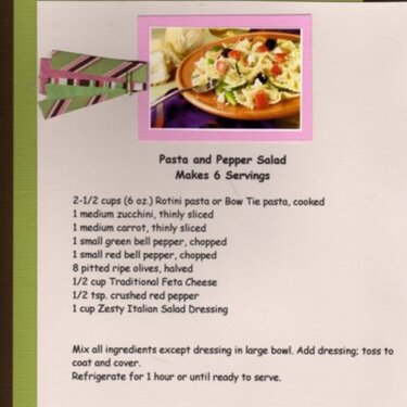 Salad Recipe Page
