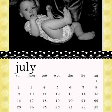 July CD Calendar
