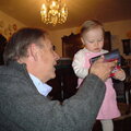 My dad with my niece Elena.