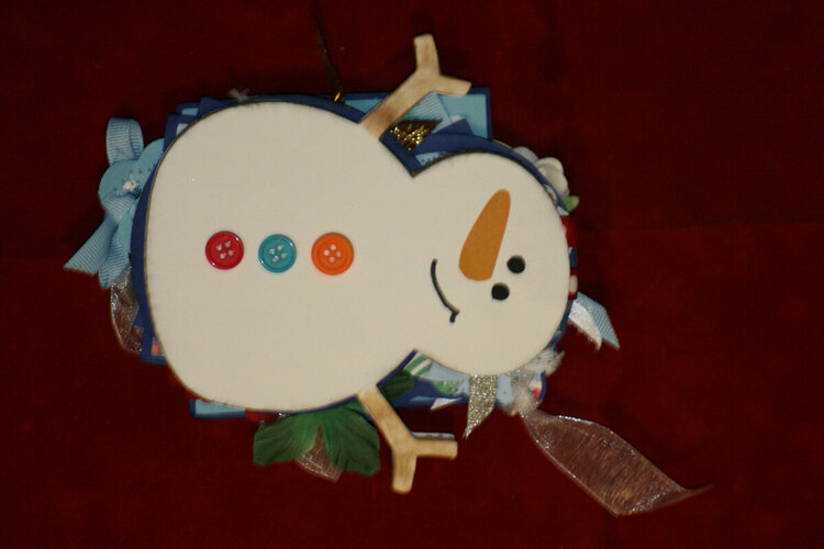 Snowman Mini Album (Handmade)