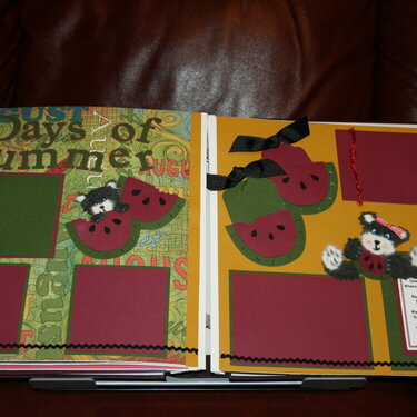 full year scrapbook pages 15 and 16