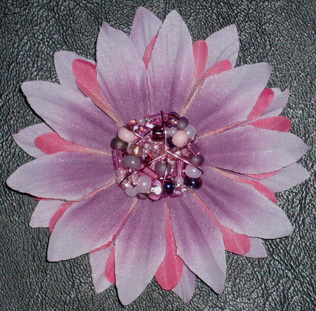Close up of beaded flower