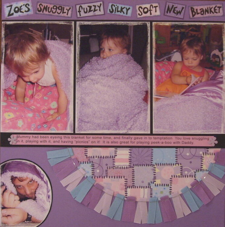 Zoe&#039;s New Blanket