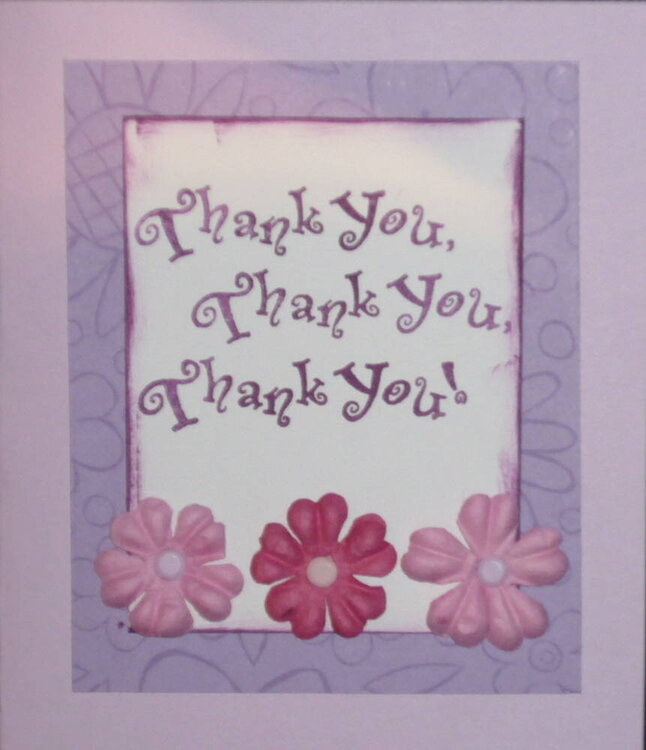 Thank you cards from DD 2nd Bday