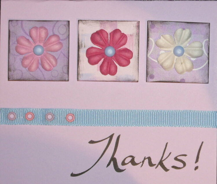 Thank you cards from DD 2nd Bday