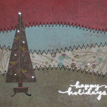 Christmas Tree Wave Card