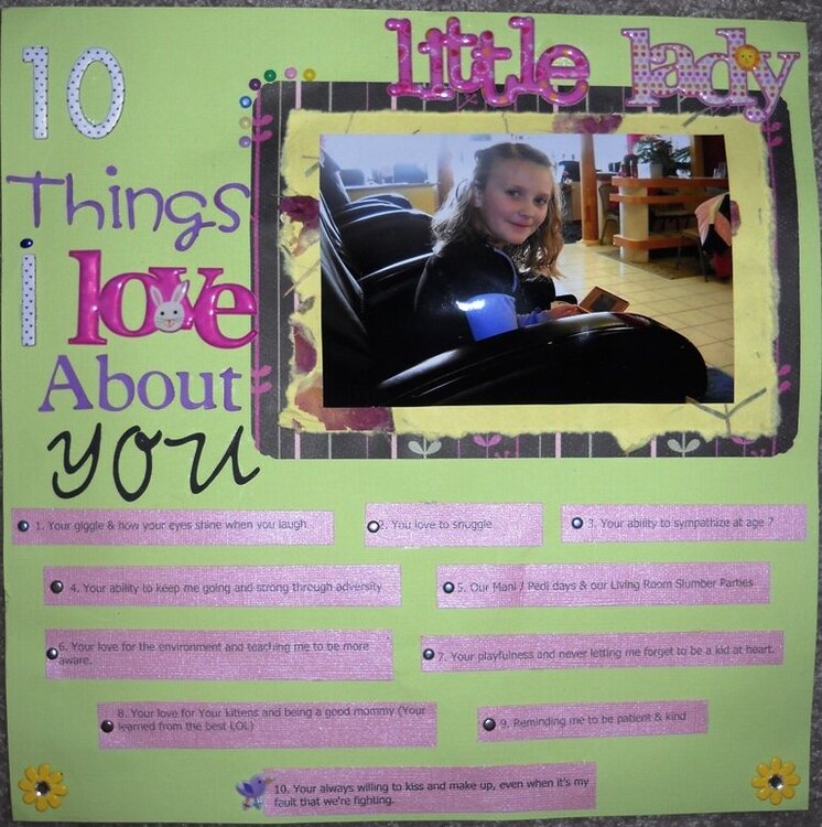 10 things I love about you Little Lady