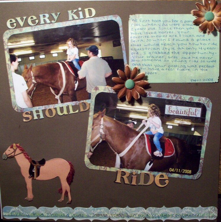 Every Kid Should Ride a Horse