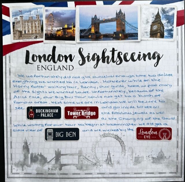 London Sightseeing Journal