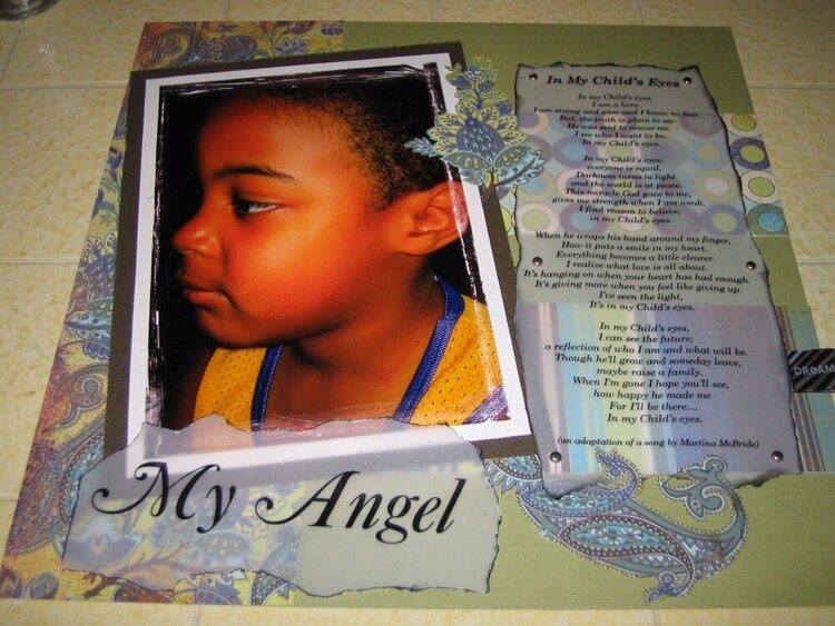 My Angel - In My Child&#039;s Eyes