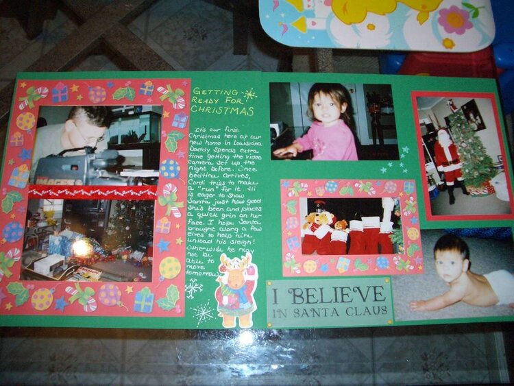 Christmas 2003 pages 1/2 spread