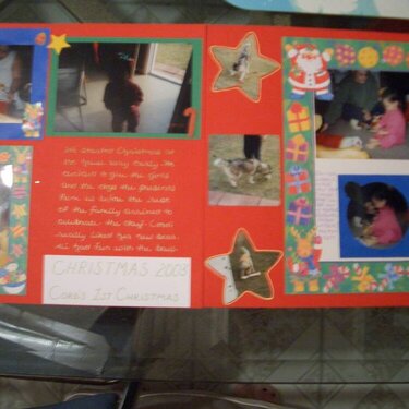 Christmas 2003 pages 3/4 spread
