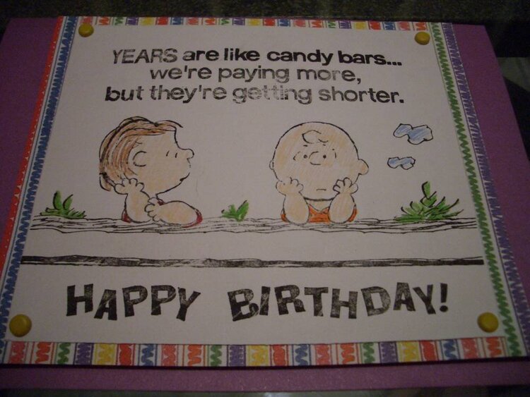 Lisa&#039;s Bday Card