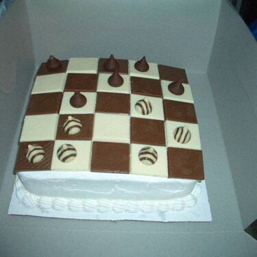 Checker Board Cake