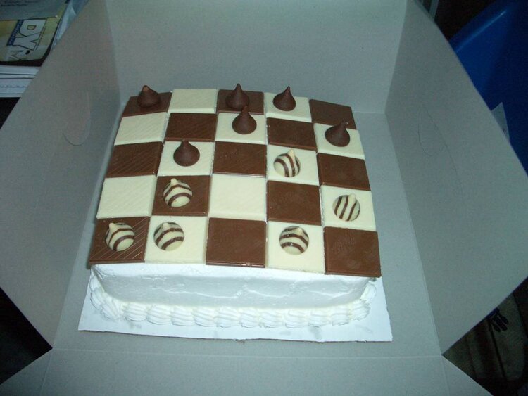 Checker Board Cake