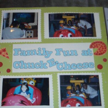 Family Fun at Chuck E Cheese page1