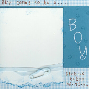 It&#039;s going to be a...Boy